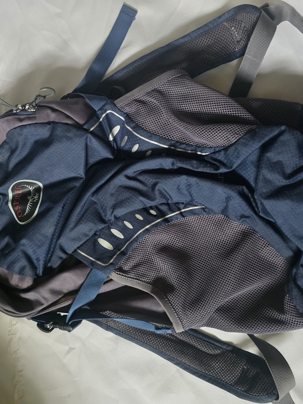 OSPREY Navy and Gray Men's Hiking Backpack